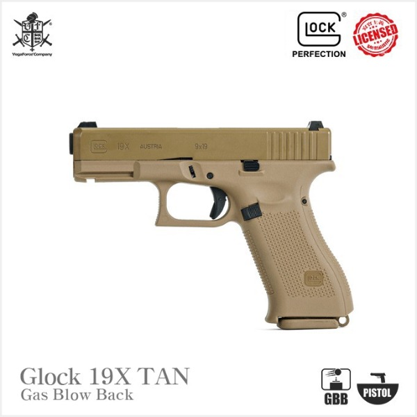 [VFC] Umarex Glock19X TAN GBB Pistol